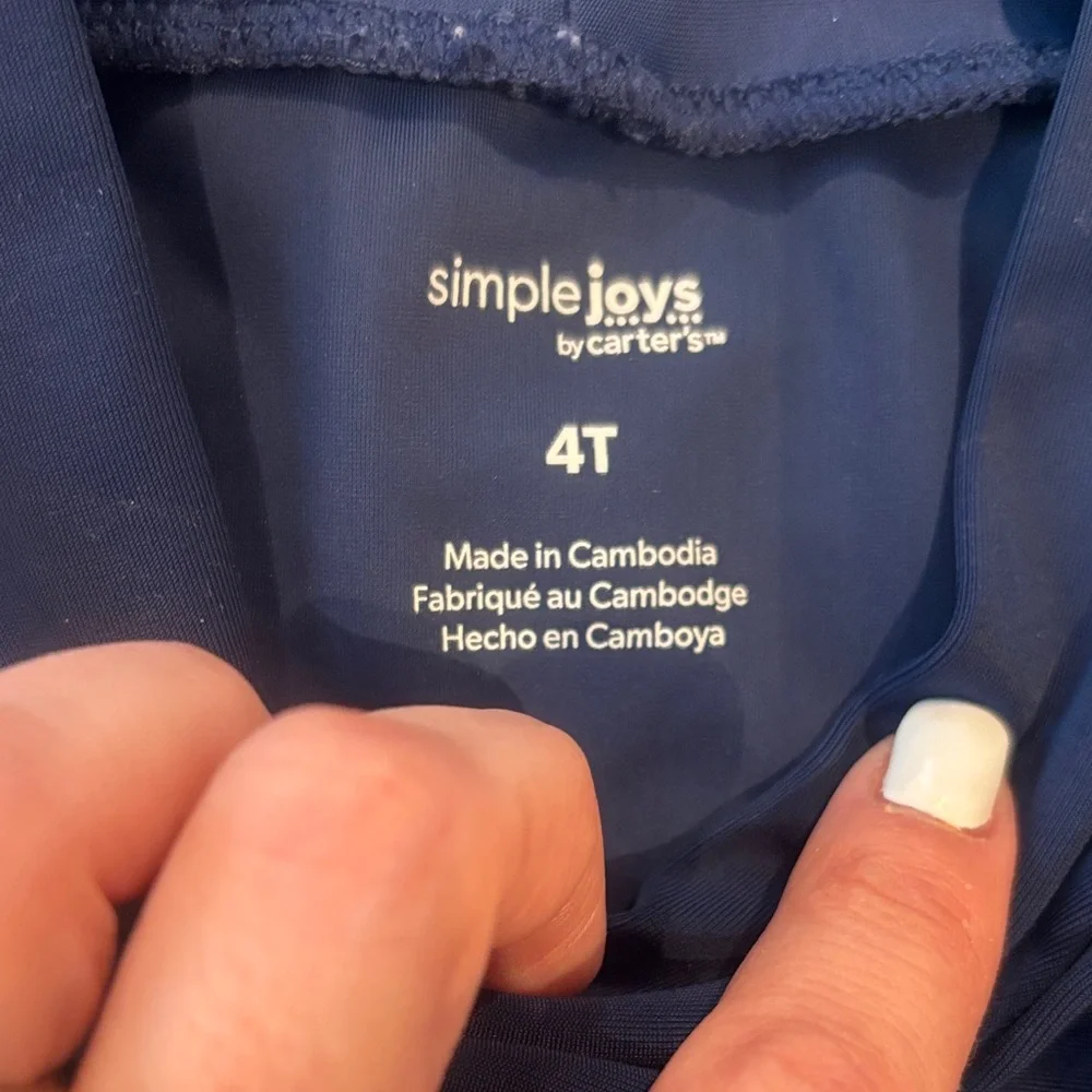 Kids Navy Rashguard Set - Picture 4 of 11